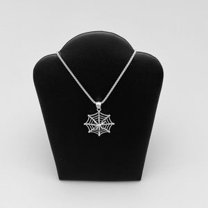 Sterling Silver Spiderwebbed Necklace, Men’s Chain